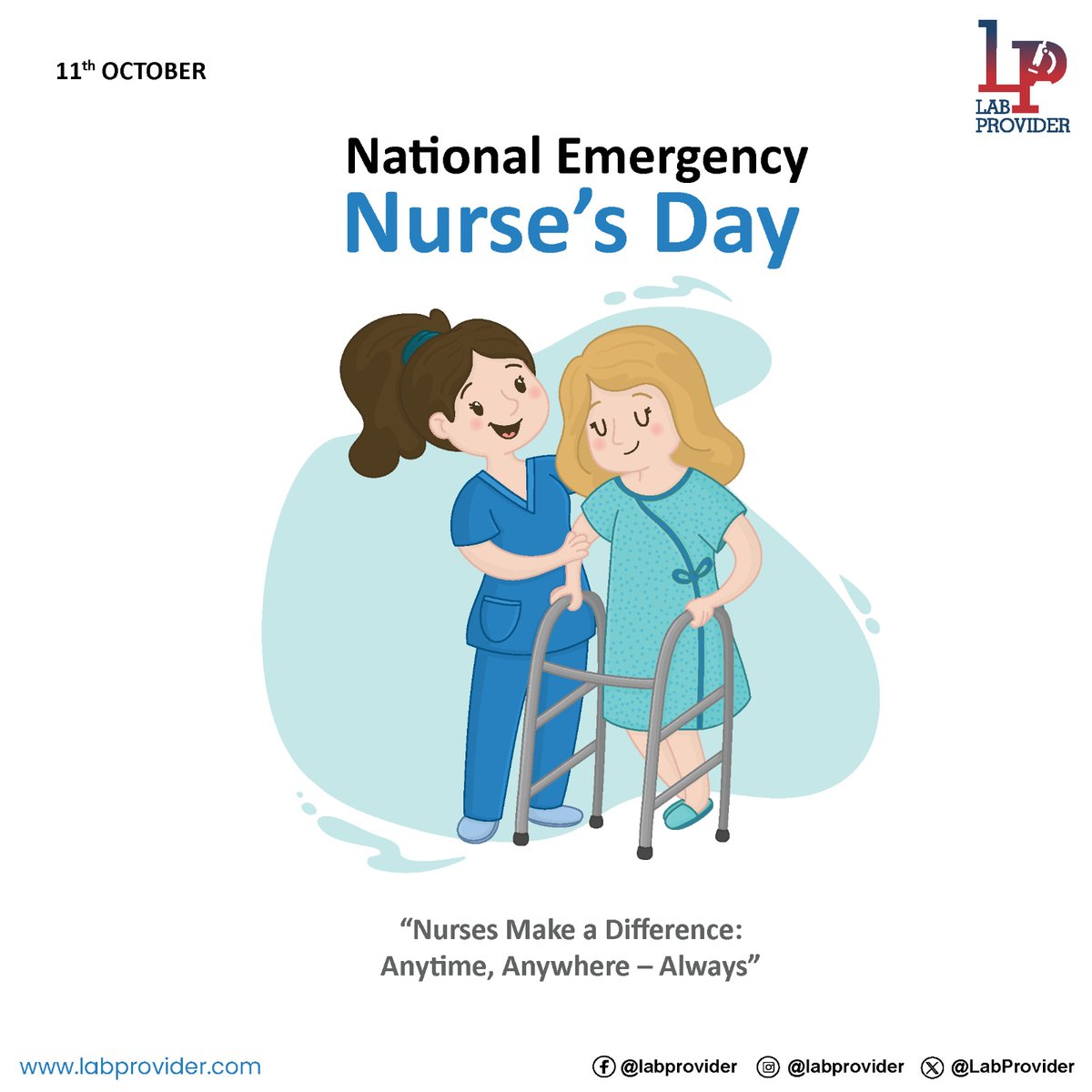LabProvider's tweet image. #NationalEmergencyNursesDay, observed on the second Wednesday of #October. It acknowledges the dedication of #ERnurses nationwide.  It highlights their service, commitment, support, and dedication.
#Israel
