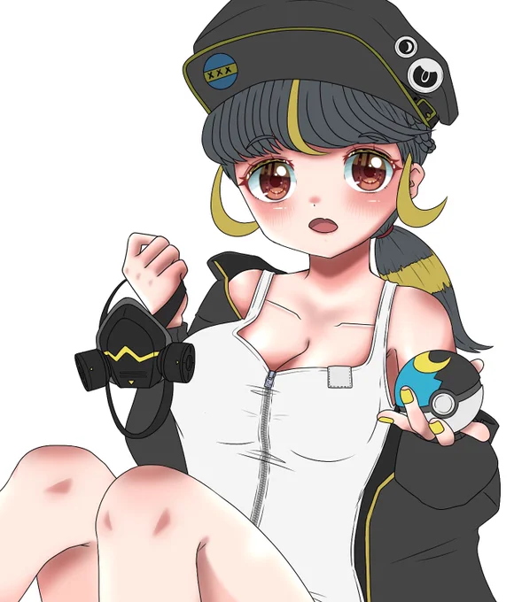 wip2 瞳の塗り方少し変えたら良い感じになったのでHappy あと、肌の塗りも良い感じ