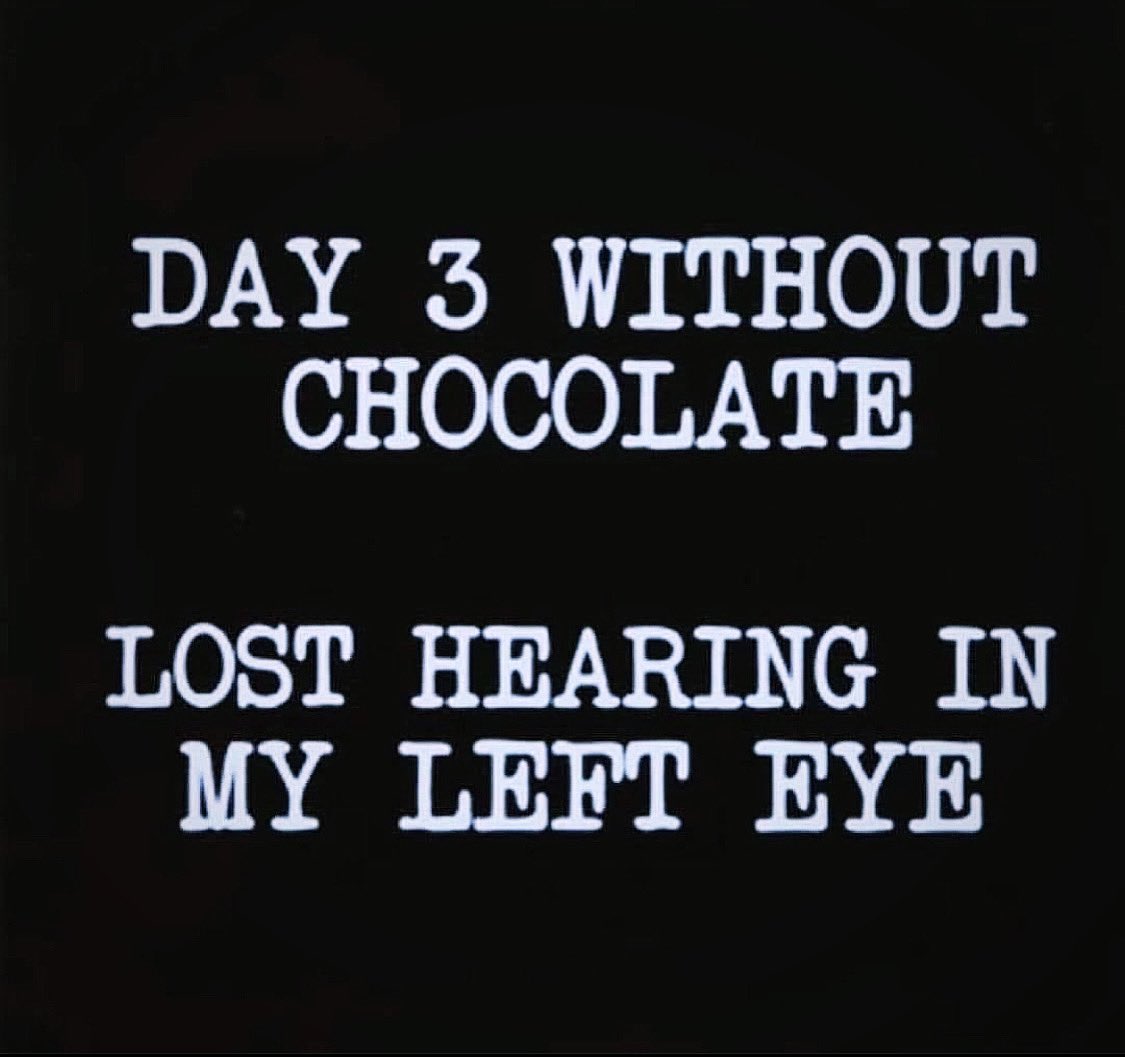 WHAAAAT?
Try to have a nice day guys, chocolate or not! (I know, it’s ruff..)
☠️🏴‍☠️🎸💥🥂

#chocolate