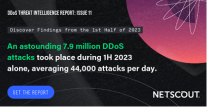 Protect your digital infrastructure from sophisticated adversaries🛡️

The latest @NETSCOUT 2023 Threat Intelligence Report dives into how organizations can build a stronger #DDoS attack defense strategy. Explore the report.

#DDoSReport #NETSCOUTSecurity bit.ly/45tUwSV