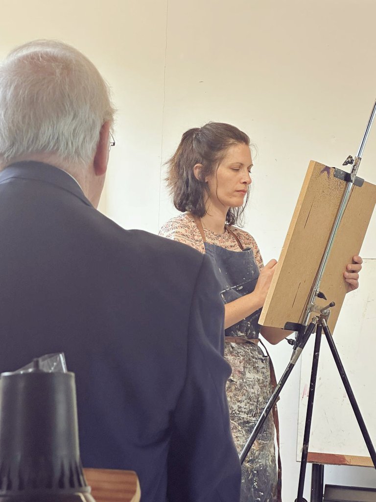MariaBisbal7's tweet photo. Retrato oficial de Manuel Pizarro para la Real Academia de Jurisprudencia y Legislación. @rajylgr 
#arte #retrato #manuelpizarro #portrait #art https://t.co/4u183z2401
