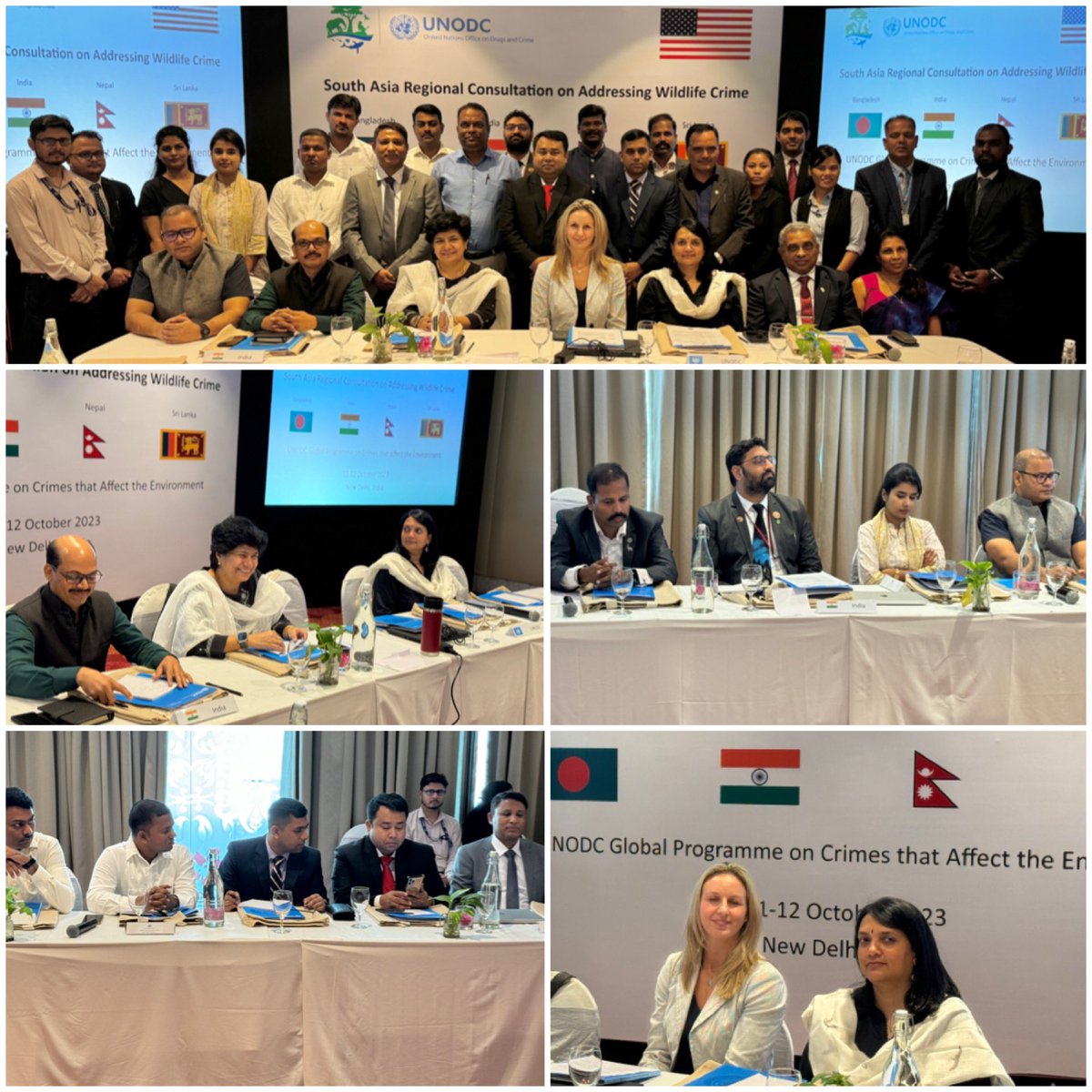 UNODC_ROSA's tweet photo. Kicking off 2 days of intensive discussions at the @UNODC South Asia Regional Consultation on Addressing Wildlife Crime, supported by @StateINL! 🐾Delving into challenges, solutions &amp; enhancing cooperation from crime scene to court: We’re building bridges to protect wildlife! 🤝 https://t.co/aKStz6eSJL