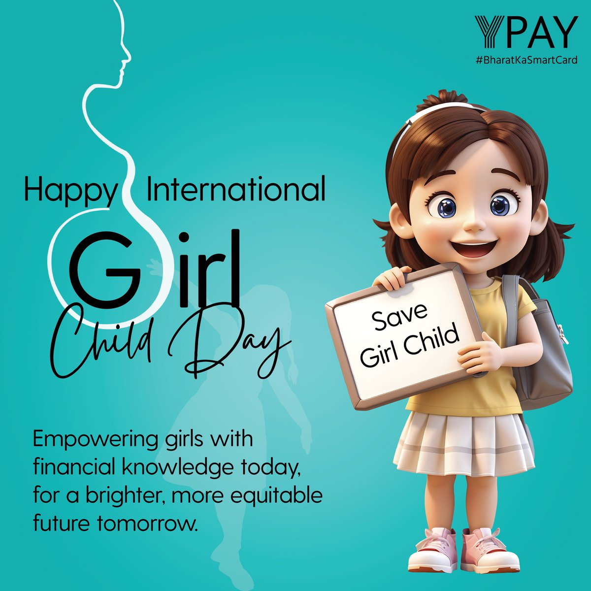 Empowering Future Financial Leaders! Celebrating Girl Child Day with a promise to nurture dreams and foster financial independence. 💸👧💪

#YPay #BharatKaSmartCard #Fintech #FinancialLiteracy #GirlChildDay #EmpowerHerFuture #FinancialFreedom