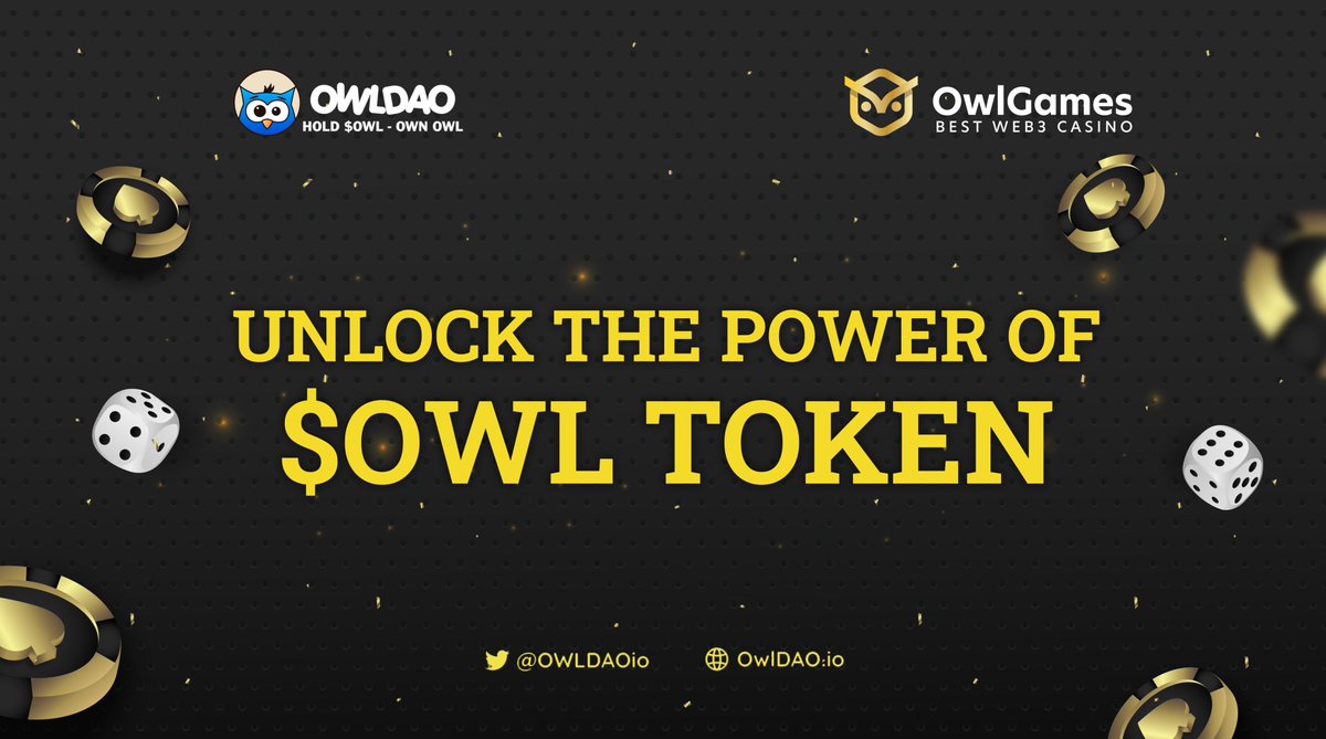 OWLDAOio's tweet photo. ๐ฆ Exploring the world of $OWL Token! ๐
๐ Discover the benefits and uses of this versatile #crypto asset:
โ
Staking for rewards
โ
Governance in DeFi decisions
โ
Fueling the dynamic ecosystem
Dive into the Gamiverse & unlock its potential!๐๐ก
#Cryptocurrency #OWLToken https://t.co/YypGeA3D9r