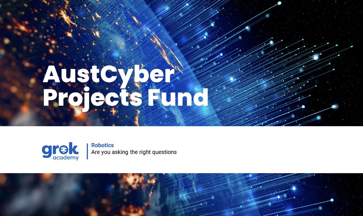 AustCyber (@austcyber) on Twitter photo Through AustCyber's Projects Fund initiative, we're proud to have supported <a href="/grokacademy/">Grok Academy</a> as they designed and delivered 4 cyber security challenges which provided cyber security education and awareness to year 7–10 students.
Read more here: hubs.ly/Q02549s30 Through AustCyber's Projects Fund initiative, we're proud to have supported <a href="/grokacademy/">Grok Academy</a> as they designed and delivered 4 cyber security challenges which provided cyber security education and awareness to year 7–10 students.
Read more here: hubs.ly/Q02549s30