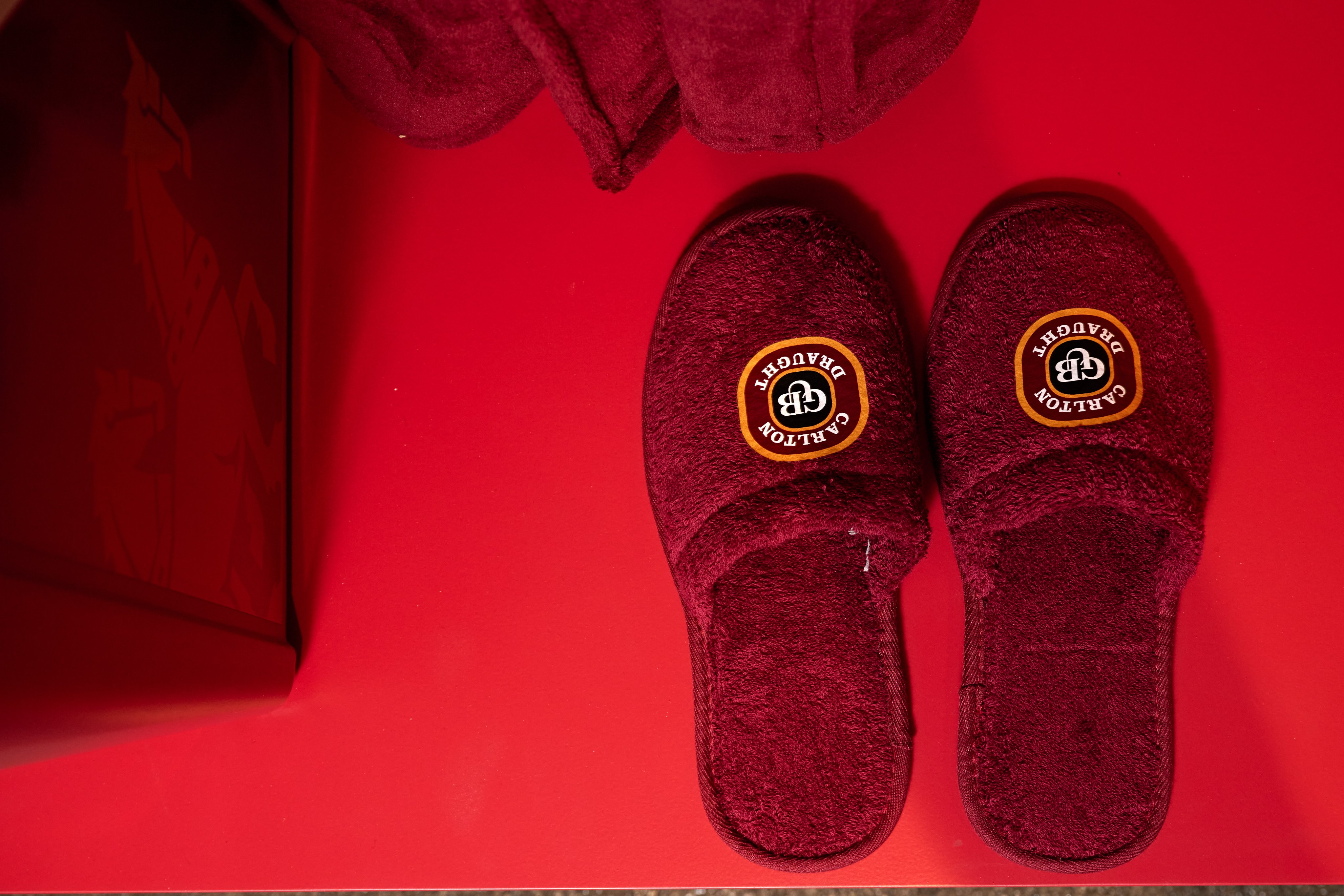 Supreme Frette Slippers Red