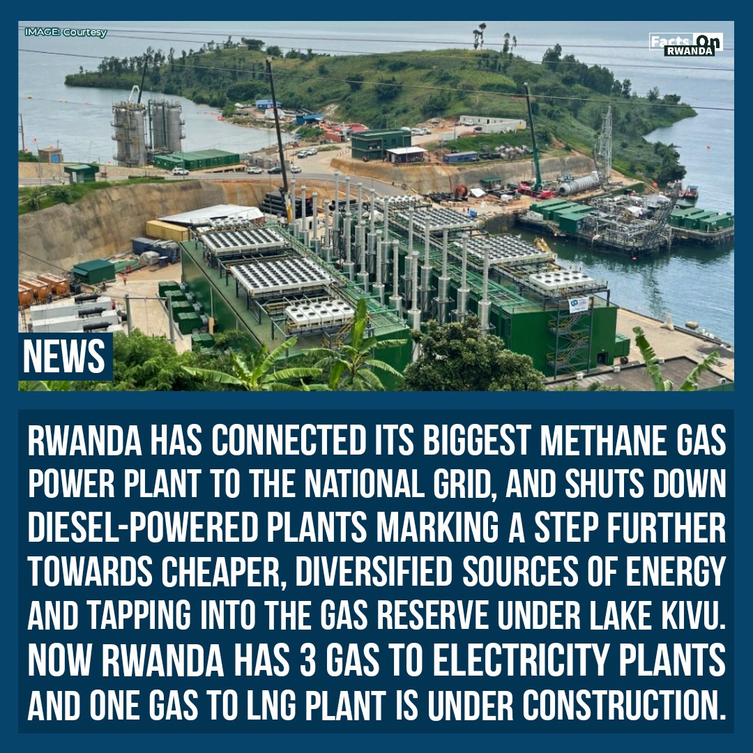 Grid Rwanda Rwanda connects to National Grid its biggest 68MW Shema Power Lake Kivu ...