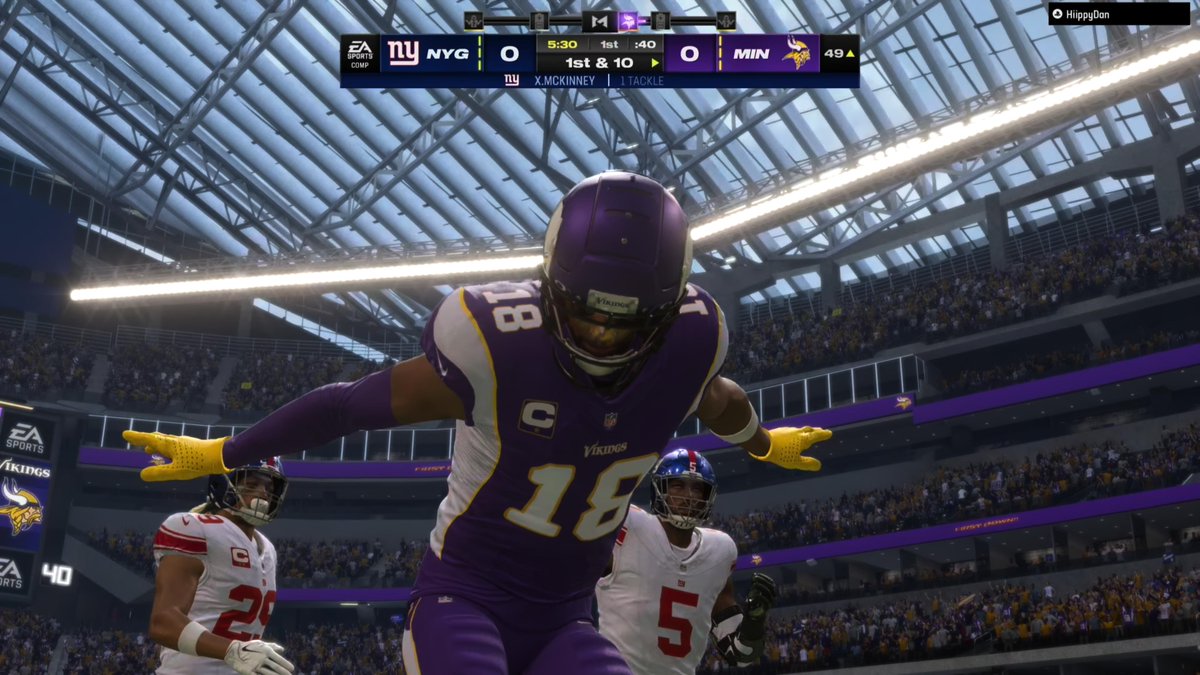 toppslux's tweet photo. Jettas szn can continue in #MaddenNFL24 at least ... 😅😈💜💛🤌 https://t.co/W9Ywr8AVVt