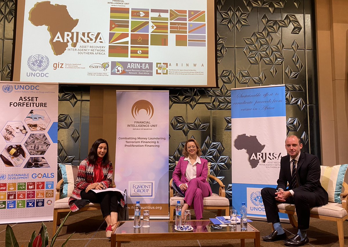 UNinSeychelles's tweet photo. UN #ResidentCoordinator 🇲🇺🇸🇨speaking @UNODC organized ARINSA regional meeting emphasized asset recovery is at its core a #development issue protecting #humanrights with #partnership key to success https://t.co/KkcQaK4QaB