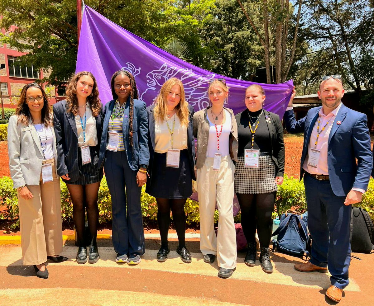 Our first ever involvement in a Round Square International Conference being held this week in Nairobi, Kenya.  Really proud of this group of Y12 and Y13 <a href="/WycliffeCollege/">Wycliffe</a> girls (plus Mr Stone and Mrs Knight) for leading the way on our behalf ("pioneering spirit"!).  <a href="/r0undsquare/">Round Square</a>