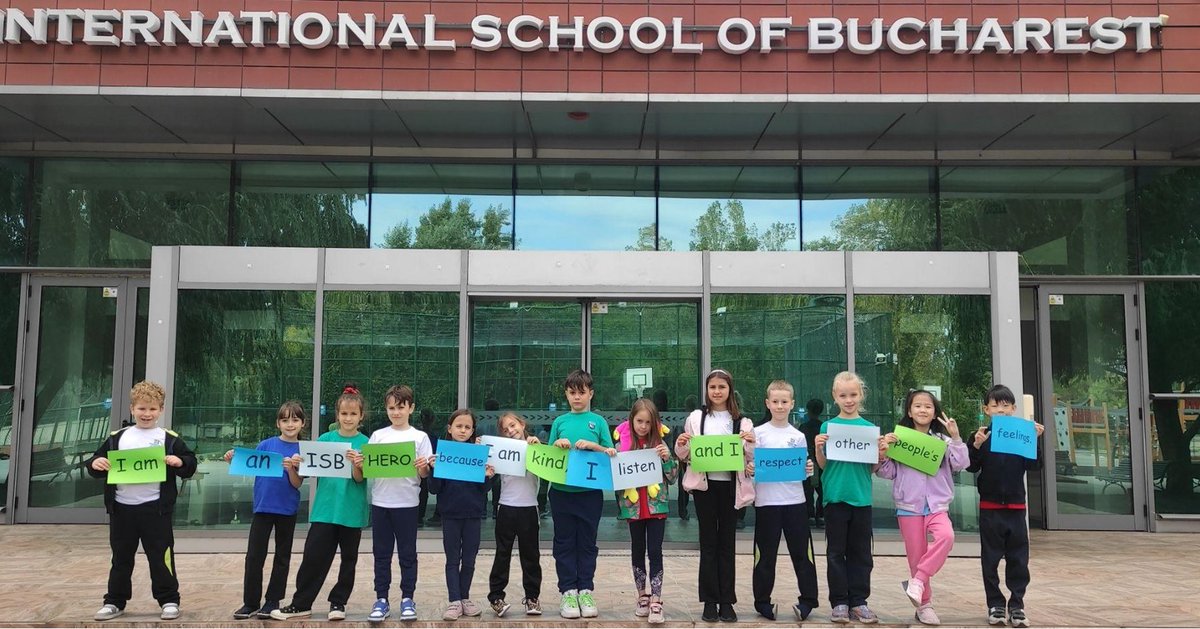 Year 3B discussed the meaning of Honesty, Empathy, Responsibility, and Open-Mindedness (H.E.R.O.) for them and the school. They created a sentence to represent them.

#PrimarySchool #CoreValues #CharacterEducation #Honesty #Empathy #Responsibility #OpenMindedness #ILoveISB