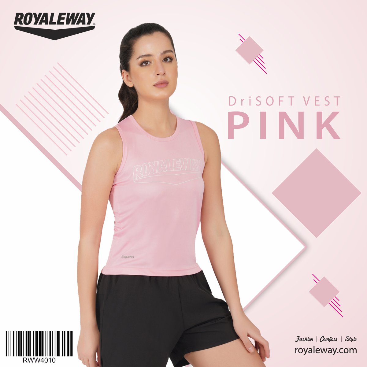 DriSOFT Vest Sando Tank top Sleeveless Pink Women Girls RWW4010: The Ultimate Royalway Fashion Statement

Buy now : royaleway.com/products/rww40…

#royaleway #liveyourway #fashion #comfort #style #women #tanktop #pink