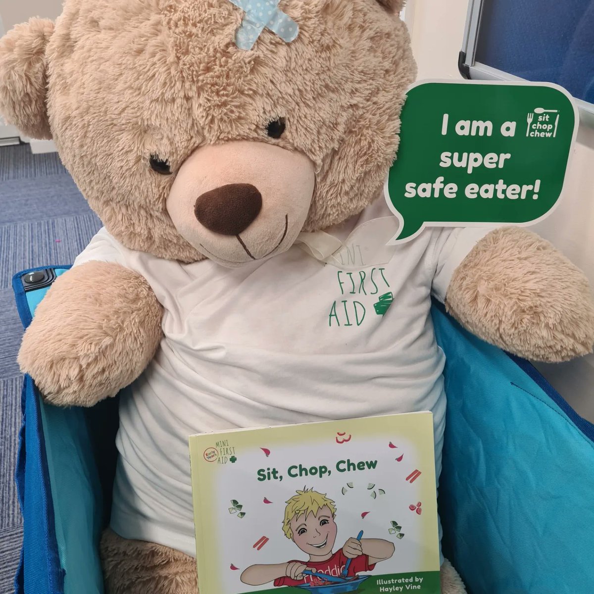 ChristinaMFA's tweet photo. This morning, Teddy and I have been at St Thomas' CE Primary Academy to teach all their year 1's about safe eating.
Once again, it was an absolute pleasure to visit your school. Big thank you to all the children and staff for being so wonderful
#firstaid #childfirstaid https://t.co/dj8qUQLARm