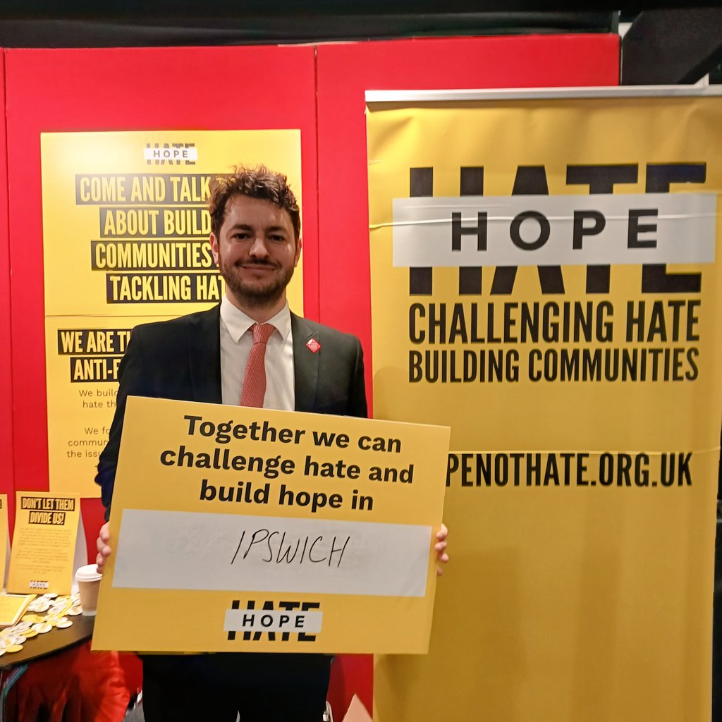 Together we can challenge hate and build hope in #Ipswich.