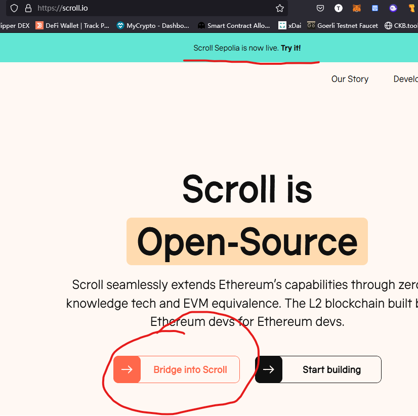 getjoystudio's tweet photo. @Scroll_ZKP The links of the official home page are all still testnet links. https://t.co/ZGjMQgMa1a