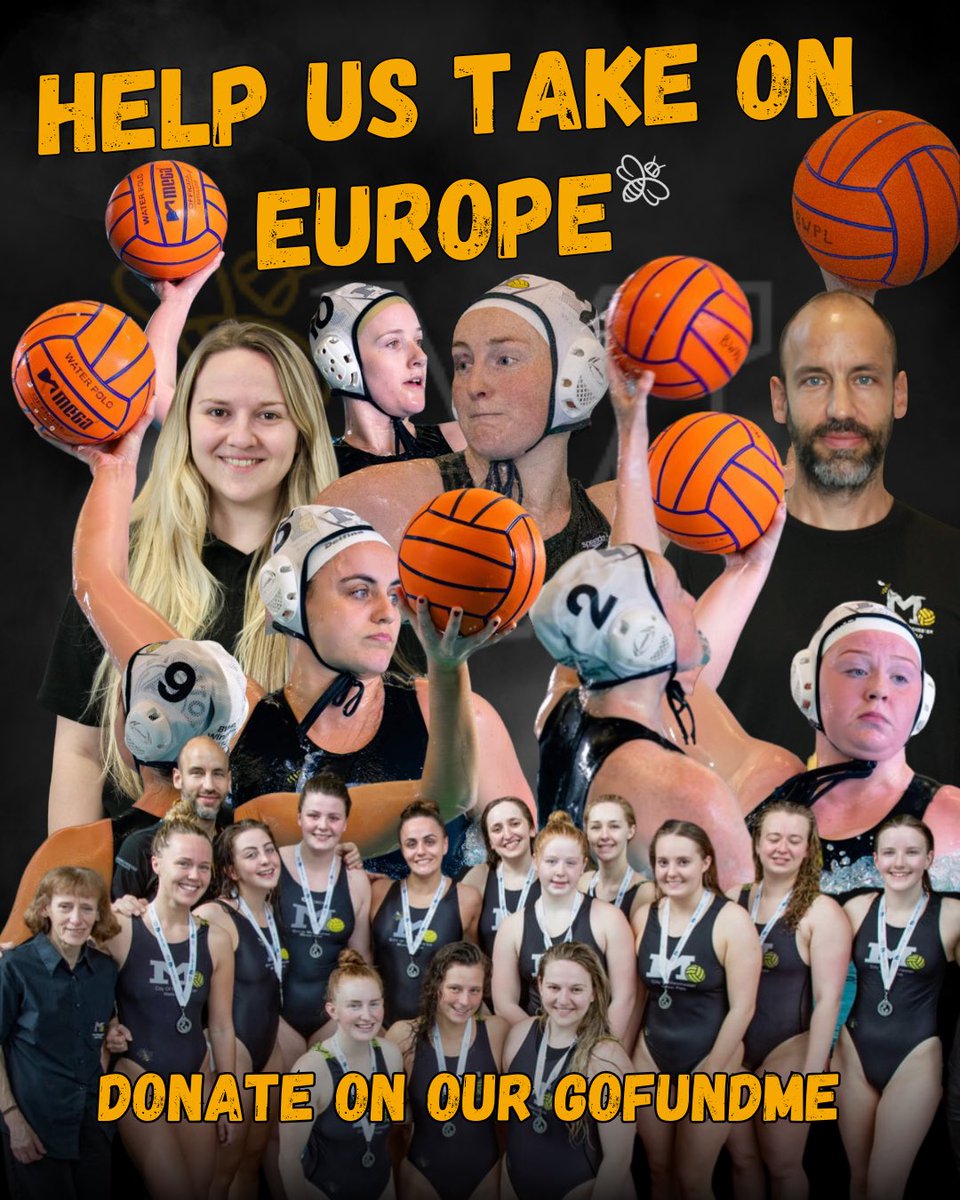𝗛𝗲𝗹𝗽 𝘂𝘀 𝘁𝗮𝗸𝗲 𝗼𝗻 𝗘𝘂𝗿𝗼𝗽𝗲🤽‍♀️

⏲️With only 7 days to go, we are a long way off our target. Any donation will go a long way in helping our teams keep the cost down.

🔗 gofund.me/69ce84d1

🐝#CoMWPC

#manchester #gofundme #europe #waterpolo #donate #MANCHESTER