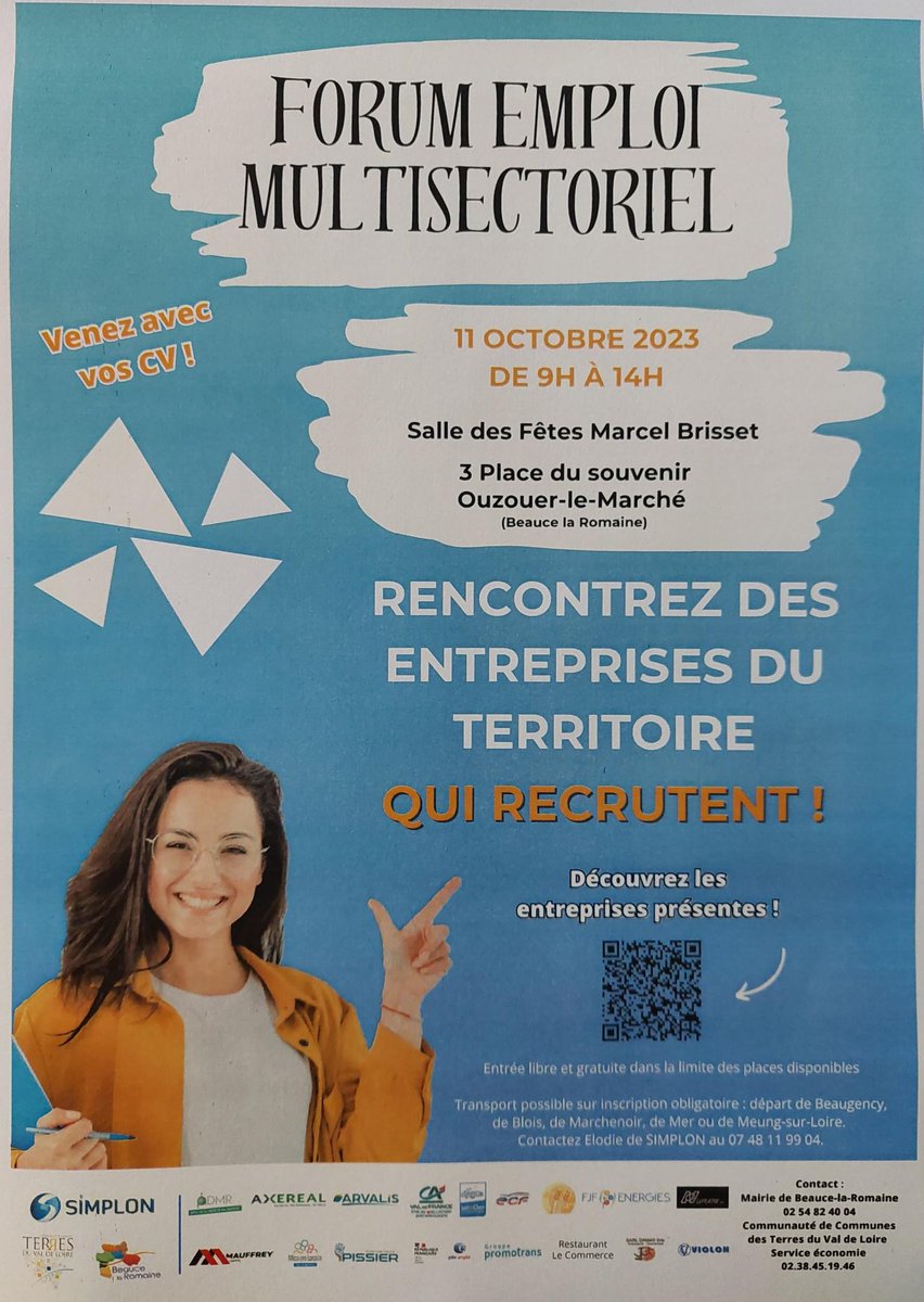 christellevanc2's tweet photo. #Onestlàpourvous 📢Notre équipe Pôle emploi vous accueille à Beauce La Romaine #forum De nombreuses offres d'#emploi et de #formation proposées par les #entreprises locales 😉#partenariat #insertion @cathymaucourant  @patrick_boissy @poleemploi_RCVL https://t.co/YjBCaCwcD6