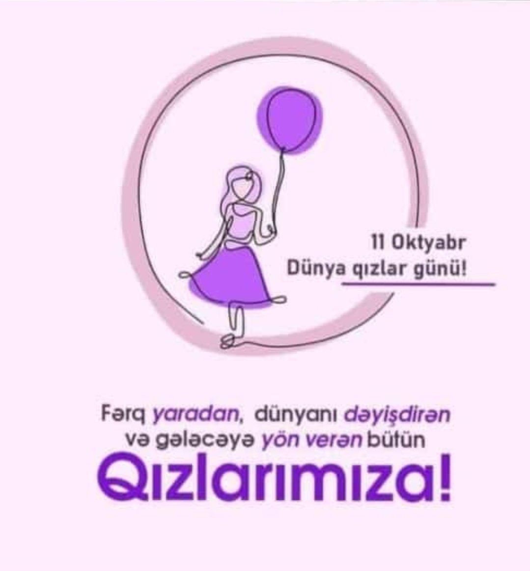 Dünya kızlar günümüz kutlu olsun
#kızlargünü