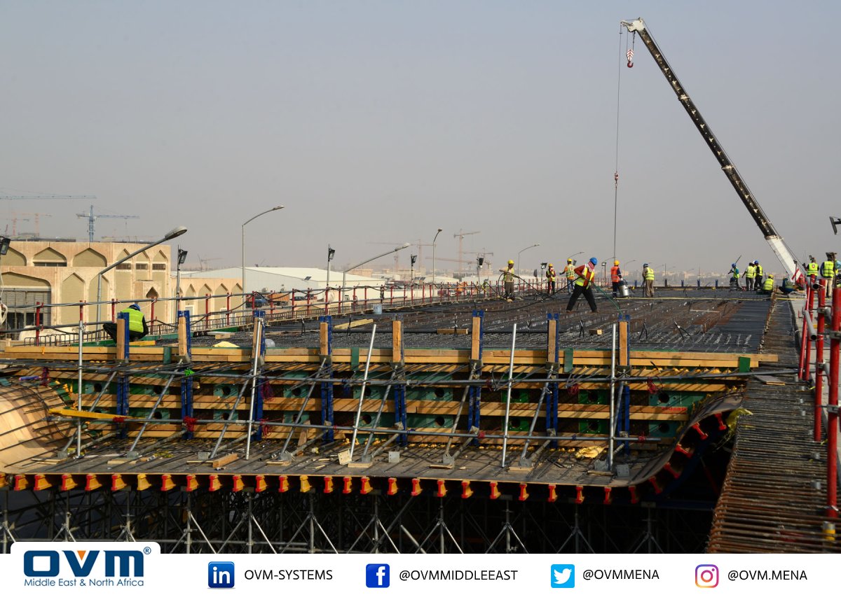 OVMmena's tweet photo. {Photos} Application of OVM Prestressing system “OVM.M15A Anchorage Model- ETA Certified” during the construction of “Maintenance of 6.5 Ring Road” Project successfully completed in Kuwait.

Post-tensioning works was awarded and completed by OVM Agent in Kuwait: CANAR.

#OVM https://t.co/nErlDDSCvH