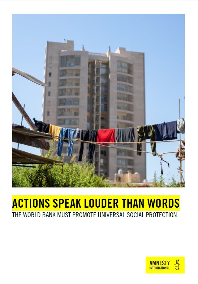 Global: Amnesty International calls for universal social