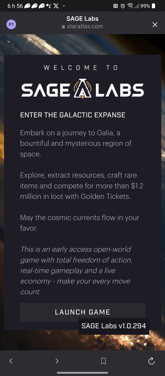 Axel_Jupiter's tweet image. La dernière mise à jour de #SageLabs vous permet maintenant d'exploiter et jouer facilement au jeu directement sur votre cellulaire!
Merci @staratlas 😜✊