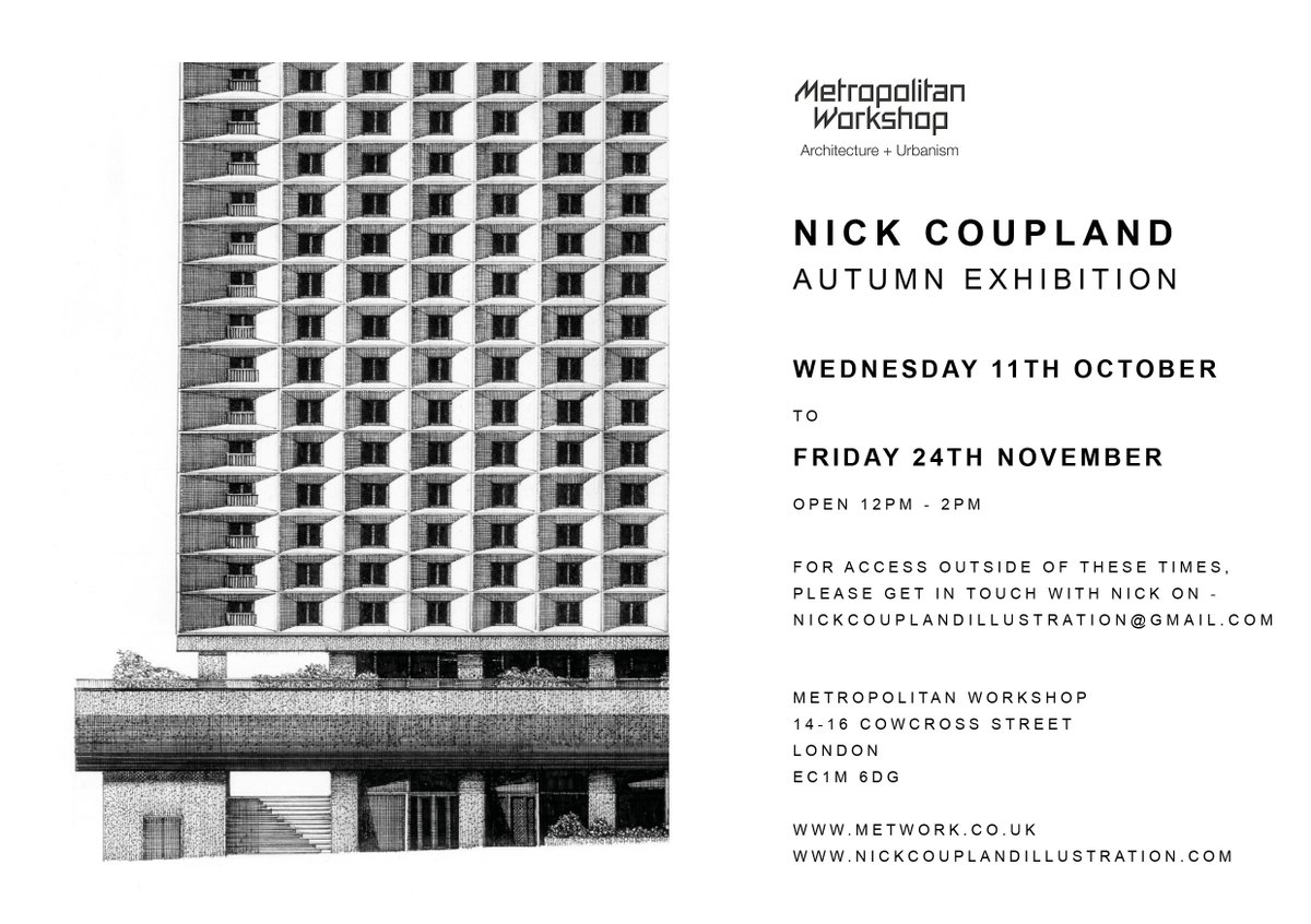 Nick Coupland is a pen and ink illustrator specialising in historical architectural illustrations -www.nickcouplandillustration.com

Please drop by our Cowcross Street studio to view Nick’s extraordinary illustrations in his first London exhibition.
#londonexhibitions