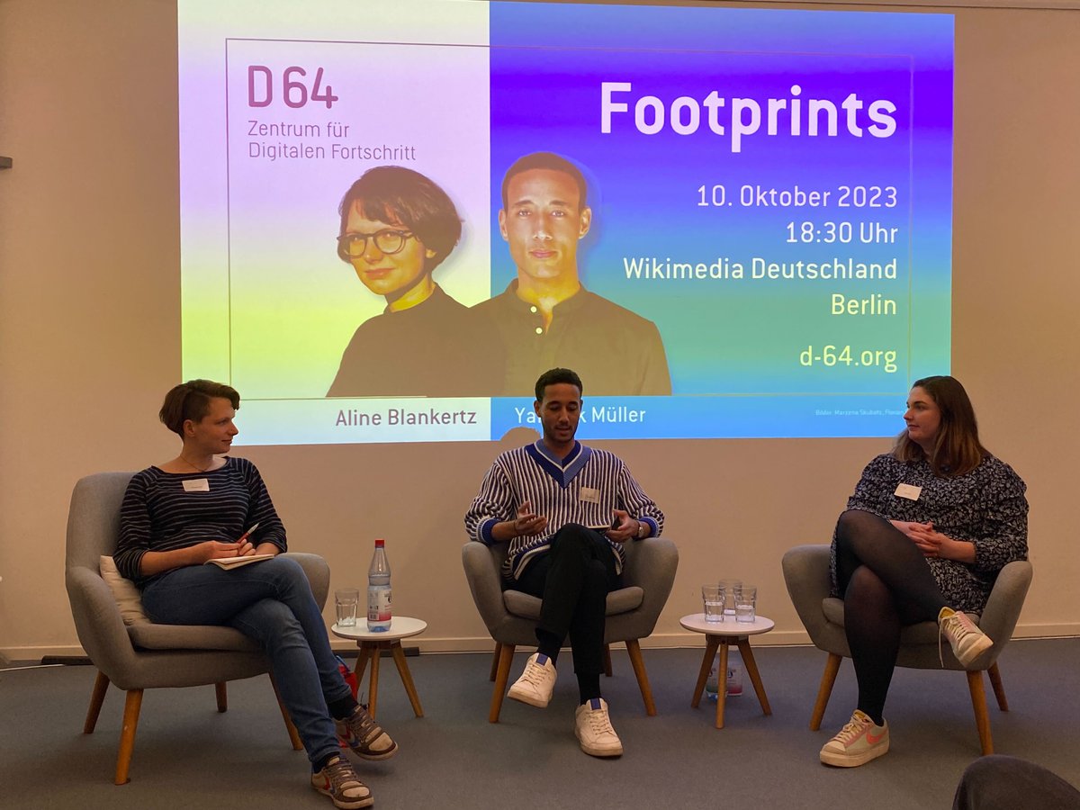 Wie realisieren wir gemeinwohlorientierte Digitalpolitik❓Unsere Frage gestern bei #D64Footprints. Aline Blankertz (@WikimediaDE) hatte 8 Forderungen für gemeinwohlorientierte Digitalpolitik dabei. Von mir gab's Einblicke in Vernetzung, Beteiligung & Prototyping im @citylabberlin