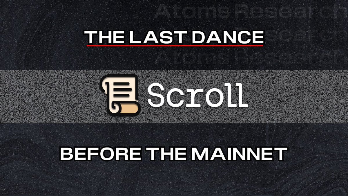 atoms_res's tweet photo. 📜 Scroll mainnet is almost here

Will there be an airdrop for testers and early adopters?
The criteria may be interaction with a number of projects on the testnet

It will be known very soon.

However, we can still interact with a new project on the Scroll Testnet 👇
$SCROLL https://t.co/yD2Hi3U4Kj