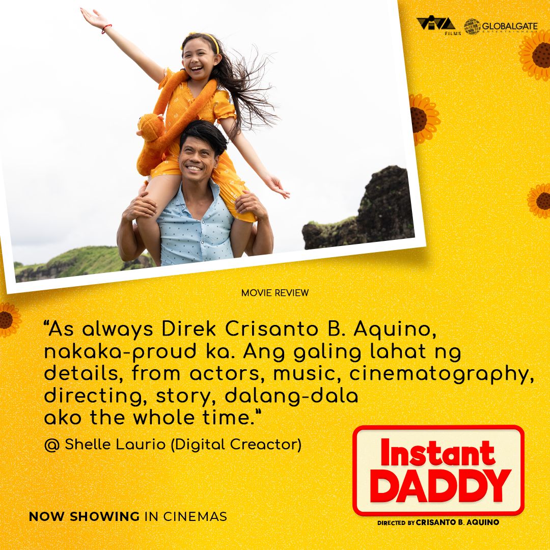 VIVA_Films's tweet image. Ito ang pelikulang kailangan panoorin sa SINEHAN kasama ang pamilya kaya 'wag palagpasin!

#InstantDaddy is NOW SHOWING IN CINEMAS!