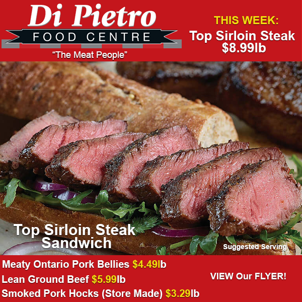 GuelphNow's tweet photo. DiPietro's   Specials on Meat, Deli, Produce and Groceries. We carry meat cuts that  other stores just don't have. Visit the area's longest Meat &amp; Deli   Counter. Come experience the DiPietro's difference. Flyer Valid from   Thurs Oct 12th to Wed Oct 18th https://t.co/d65AgBUbry https://t.co/Mq9UqmPqXK
