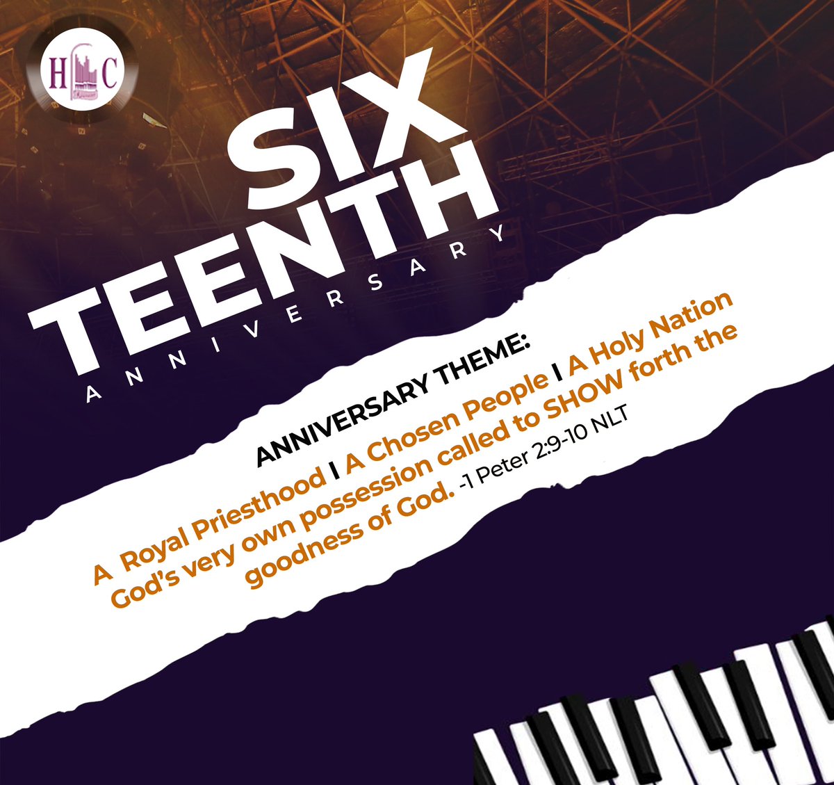 We are 16 and we have been called to SHOW FORTH the goodness of God.
Happy Anniversary to us!
#HarmoniousChorale #SingUntoTheLord #show #anniversary