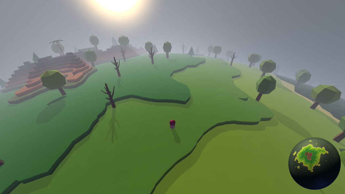 icospheric's tweet photo. Belated #portfolioday: I'm a hobbyist game developer, and by "game developer" I mean that I've been mostly playing around with procedural terrain generation and voxel terrains, without really releasing anything (which I intend to change by focusing on small games). https://t.co/XNNSln6n6h