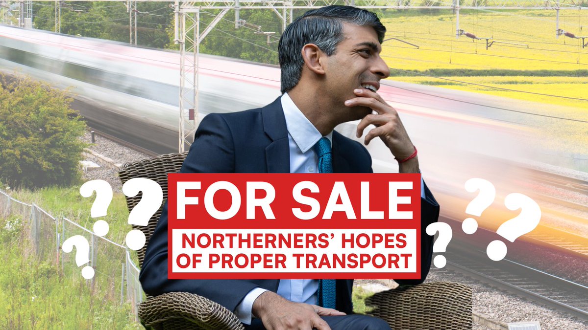 First Rishi Sunak scrapped the northern leg of HS2. Now he wants to kill any chance of alternative transport options by selling off land along the route. Greater Manchester's Joshua Sanders says 'salting the earth' like this is undemocratic. Agree? 👉 38d.gs/HS2land_tw2