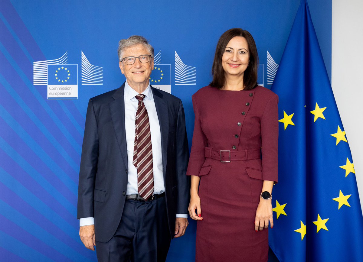 Productive meeting with @BillGates on pressing issues related to the deployment of innovative green technologies. We are teaming up to ensure that game-changing innovations to achieve 🇪🇺 climate neutrality are at home in 🇪🇺!