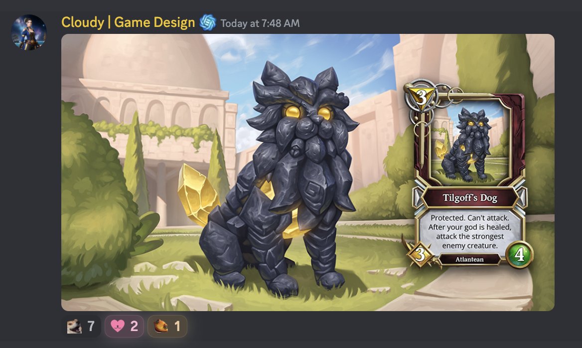 Ask for leaks, and ye shall receive sneak peeks 👀

We present to you the Tides of Fate design team leaks thread 🌊🧵

Tilgoff's Dog