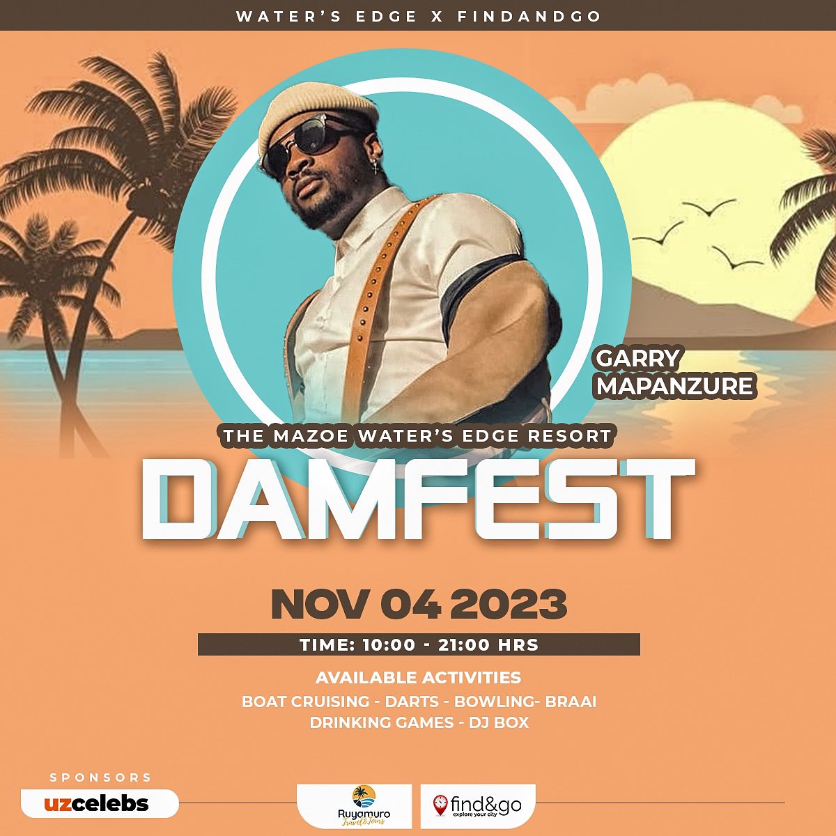 ☀️04/11/23☀️

🌅Euphoria in the air, music pulsing through our veins. Garry will be live @ DamFest giving us an unforgettable performance 🤩