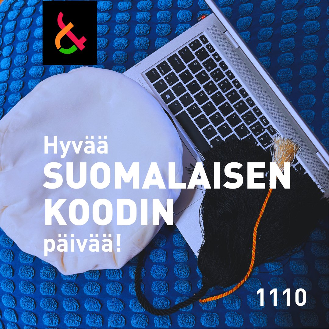 Hyvää #SuomalaisenKoodinPäivä 💻🇫🇮Tehdään suomalaisesta koodista ja koodaajista iloisempia, parempia ja vahvempia - yhdessä! Kiitos kaikille meidänkin yhteistyötahoille, jotka tekevät mahtavaa työtä tutkimuksen ja opiskelijayhteistyön parissa - olette tärkeitä! <a href="/koodiasuomesta/">Koodia Suomesta | Code from Finland</a>