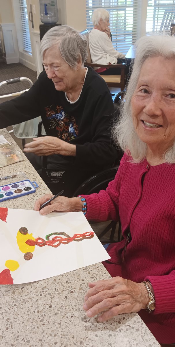 Several of our residents got very creative in our artisans group!