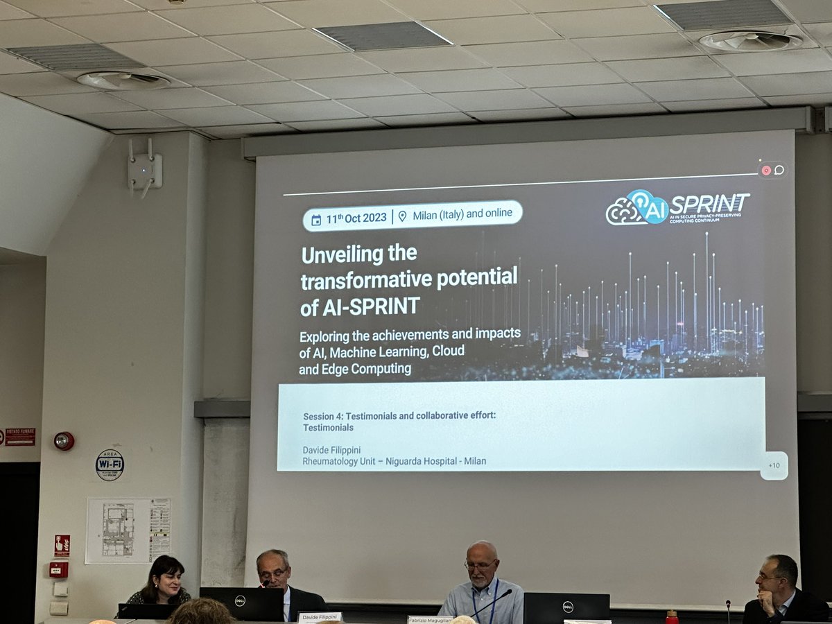 Dr Davide Filippini from Niguarda Hospital describes how they are engaged in the pilot study for stroke detection using our AI models in @ai_sprint