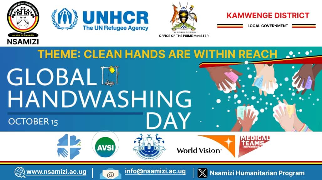 🌟 Join us in spreading the message #CleanHandsAreWithinReach 🌍✨

Let's come together on this #GlobalHandwashingDay to promote good hygiene and make a positive impact on communities. The world a cleaner, healthier place. 💧🤝🇺🇬 #HandHygiene #NsmaiziHumanitarianProgram