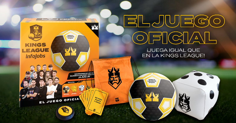 KingsLeague's tweet photo. Dados trucados, armas secretas, pulsadores... ¡Es hora de jugar al Juego Oficial de la Kings League!
