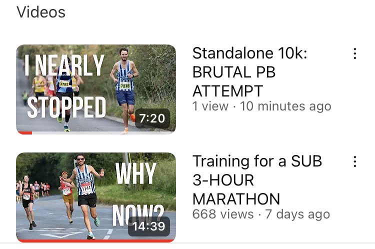 Nick Gill (@nickgill_comms) on Twitter photo Annnndddd it’s out there! My 2nd YouTube video - a 10k PB attempt <a href="/Standalone10k/">Standalone 10k</a> 😱
If you fancy giving it a watch and let me know what you think in the YouTube comments, then I will be very grateful 😄
youtu.be/Eqjzgpb6DAY?si… Annnndddd it’s out there! My 2nd YouTube video - a 10k PB attempt <a href="/Standalone10k/">Standalone 10k</a> 😱
If you fancy giving it a watch and let me know what you think in the YouTube comments, then I will be very grateful 😄
youtu.be/Eqjzgpb6DAY?si…