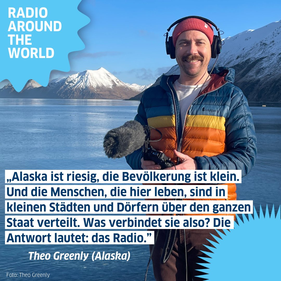 Theo Greenly hatte noch nie in seinem Leben von den Aleuten in Alaska gehört, als er auf eine ganz besondere Job-Anzeige stieß: Der einzige Radio-Sender des Aleuten-Archipels suchte einen Reporter. Hört jetzt die Geschichte von @TheoGreenly unter goethe.de/onair