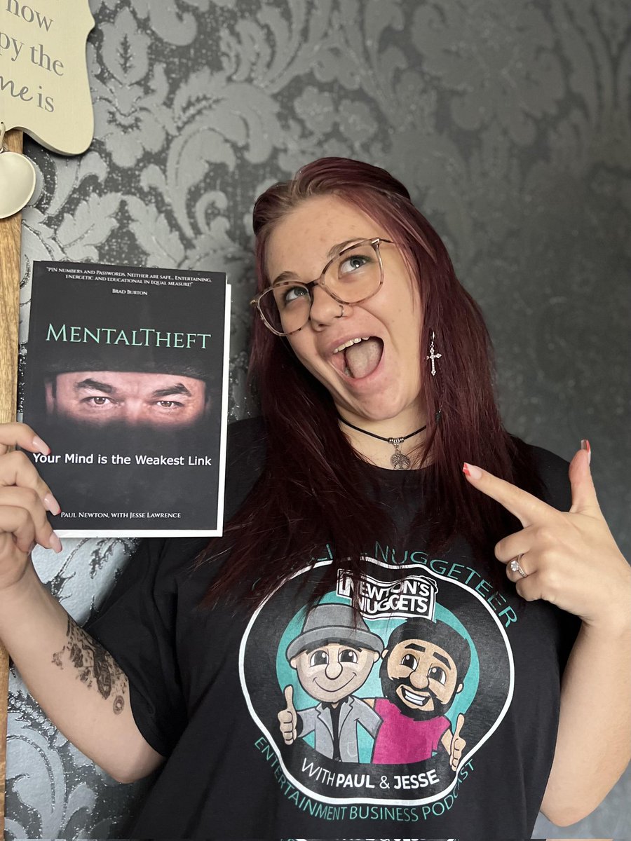 Last week we announced our nuggeteer of the week... thank you to Libby for showing off the <a href="/mentaltheft/">MentalTheft</a> book and <a href="/newtonsnuggets/">newtonsnuggets</a> merch!

Promo the show or leave us a review, or even just send interesting/funny things to us to be our Nuggeteer of the Week!

#podcast #merch