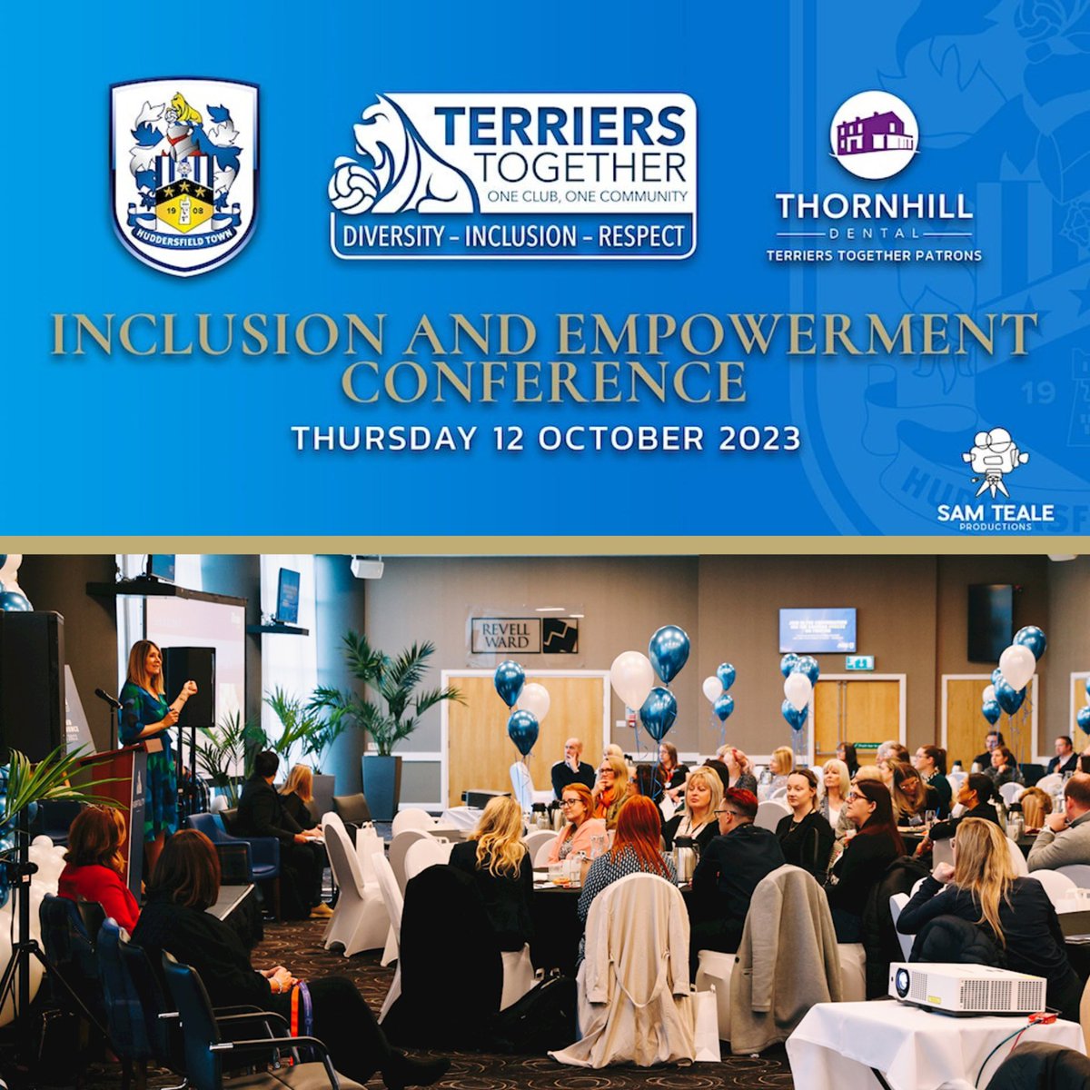 Tomorrow is @htafc’s Inclusion & Empowerment conference! 🔵⚪️

We’re thrilled to be sponsors and eagerly anticipate supporting this event. As dedicated patrons of Huddersfield Town’s #TerriersTogether initiative, we jumped at the chance to sponsor this conference.