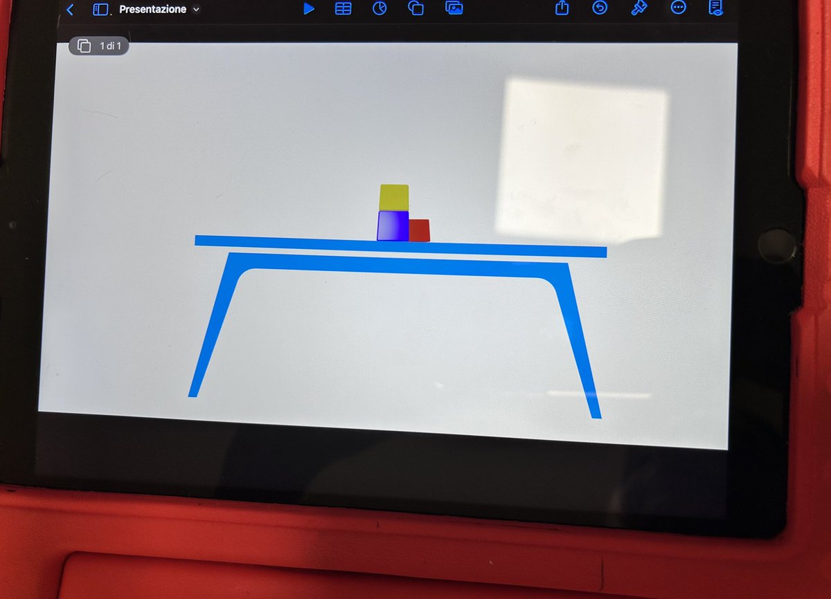 Our youngest students started using Reality Composer by reproducing the composition of wooden cubes! They imported the USDZ file into Keynote,  swapped iPads and rebuilt their friends’ wooden cube towers. Gradually the compositions will get more complex! #ADE2023 #AppleTeacher