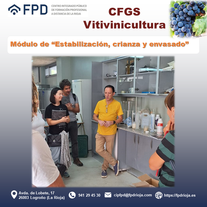 cipfpd_rioja's tweet photo. El alumnado de CFGS Vitivinicultura de FPD Rioja @cipfpd_rioja , comienza las jornadas practicas de los distintos módulos del ciclo.
¡Estudia FP a Distancia en FPD Rioja!
#fp #todofp #fprioja #educacion #rioja #fpadistancia #estudiafp #distance #education #online #elearning #win https://t.co/ncjtnRFZFs