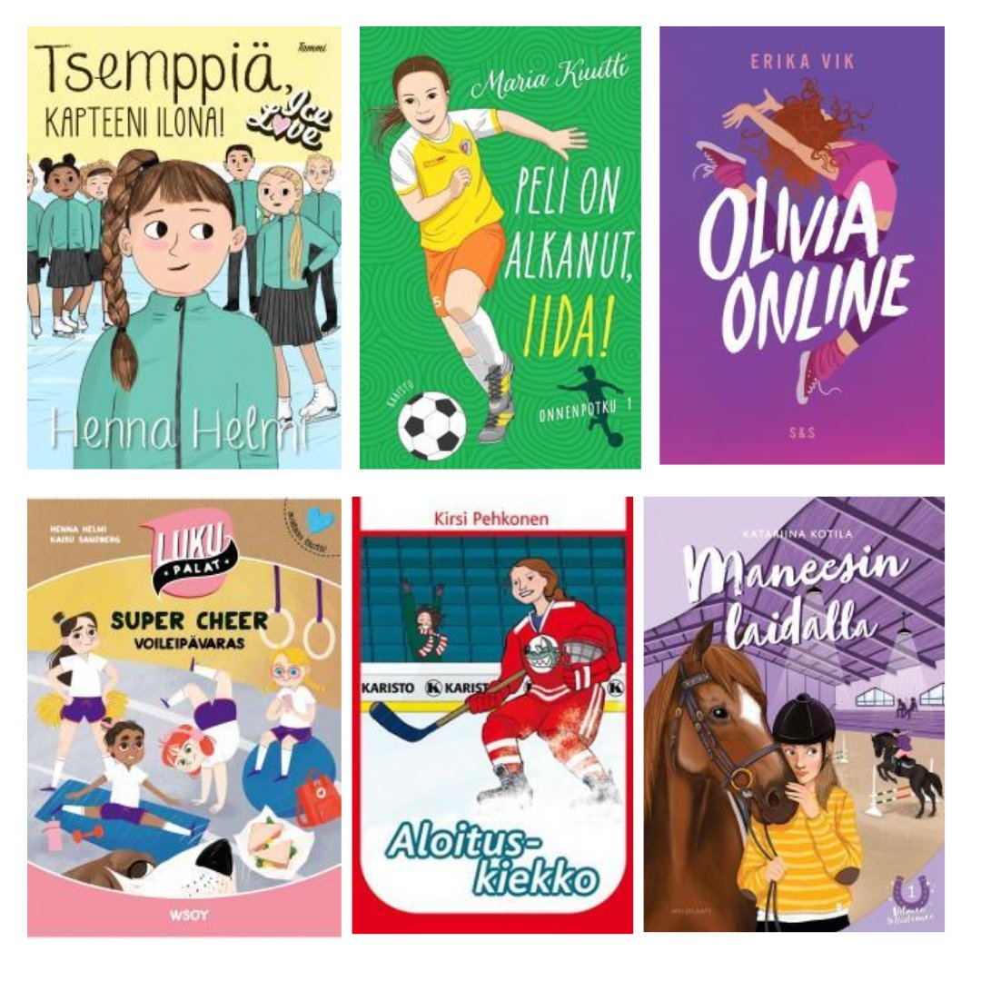 Lokakuun 11. päivä on kansainvälinen tyttöjen päivä ja tänä vuonna teemana on urheilu. Jokaisella tytöllä on oikeus urheiluun, liikunnan iloon ja unelmiensa tavoittelemiseen. Tästä hyllystä löydät lastenkirjoja, jotka kertovat urheilevista tytöistä. ❤️

kirjasampo.fi/fi/sivupiiri-l…