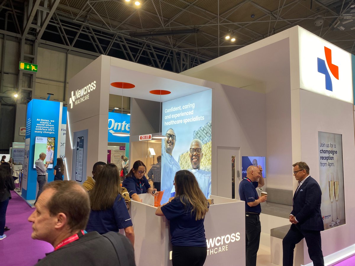 NewcrossHealth's tweet image. Alongside our special giveaway, we&apos;ll also be hosting a champagne reception from 4pm! 🥂

Come and join our amazing team for a drink and chat at stand no. J80 @CareShow #CareShow2023