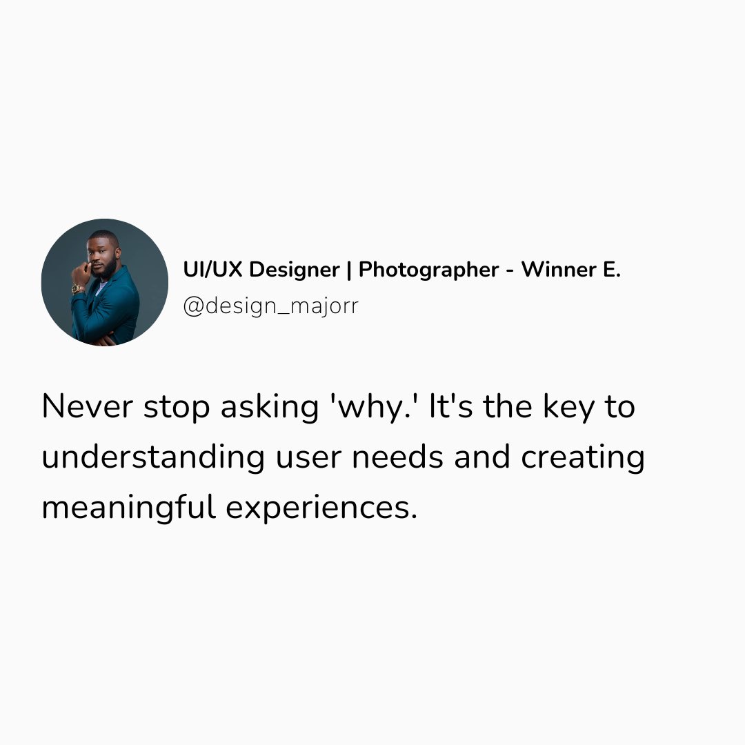 majorrduff's tweet photo. Dear Newbie UIUX Designers,
You want to understand user needs and create beautiful experiences?
#uiux #uiuxdesign #design #designer #trend #fyp #today #ui #ux #daily #dailypost #dailyui #dailyux #dailyuiux #dailyuiuxdesign #newbie #newbies #uiuxnewbie #uiuxdesignnewbies https://t.co/RA5Vrs0j3c